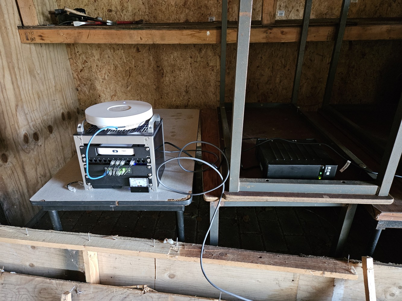 Networking gear on-site